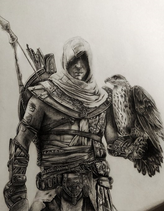 AC-Bayek-portrait-by-sycaphany