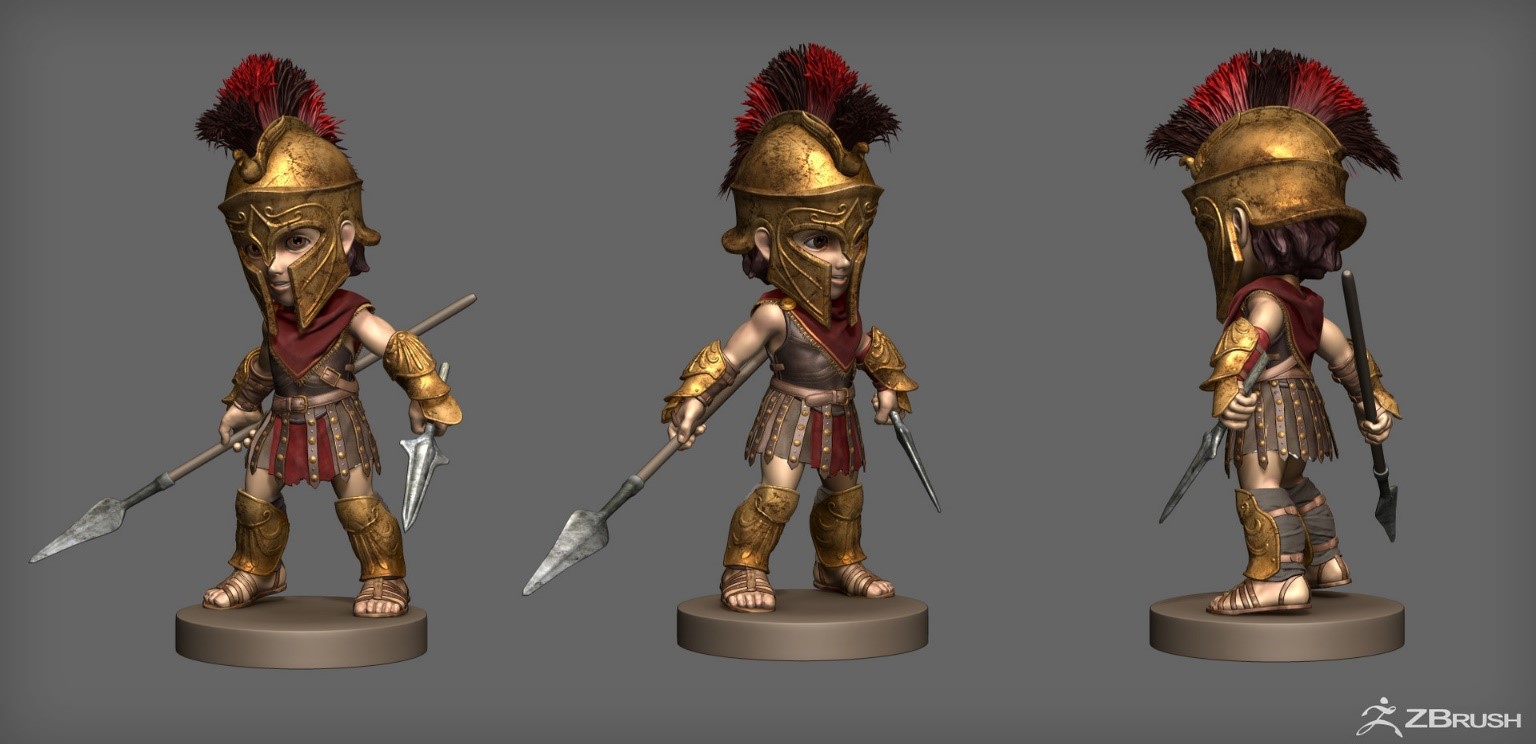 Alexios bobblehead figurine by Valentin Oana