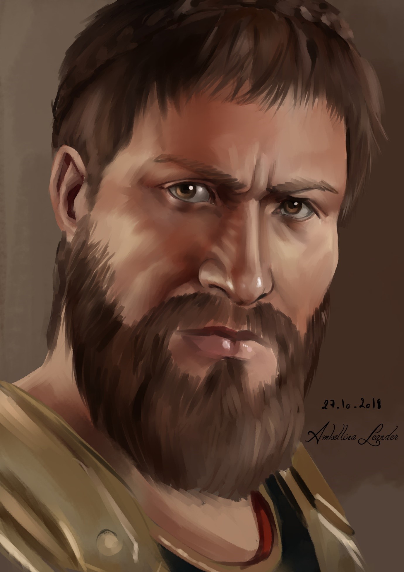 Brasidas portrait by Ambellina Leander