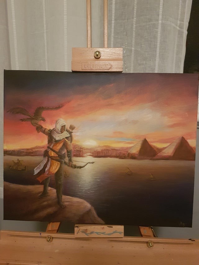 AC-Origins-oil-painting-by-hellapoppin
