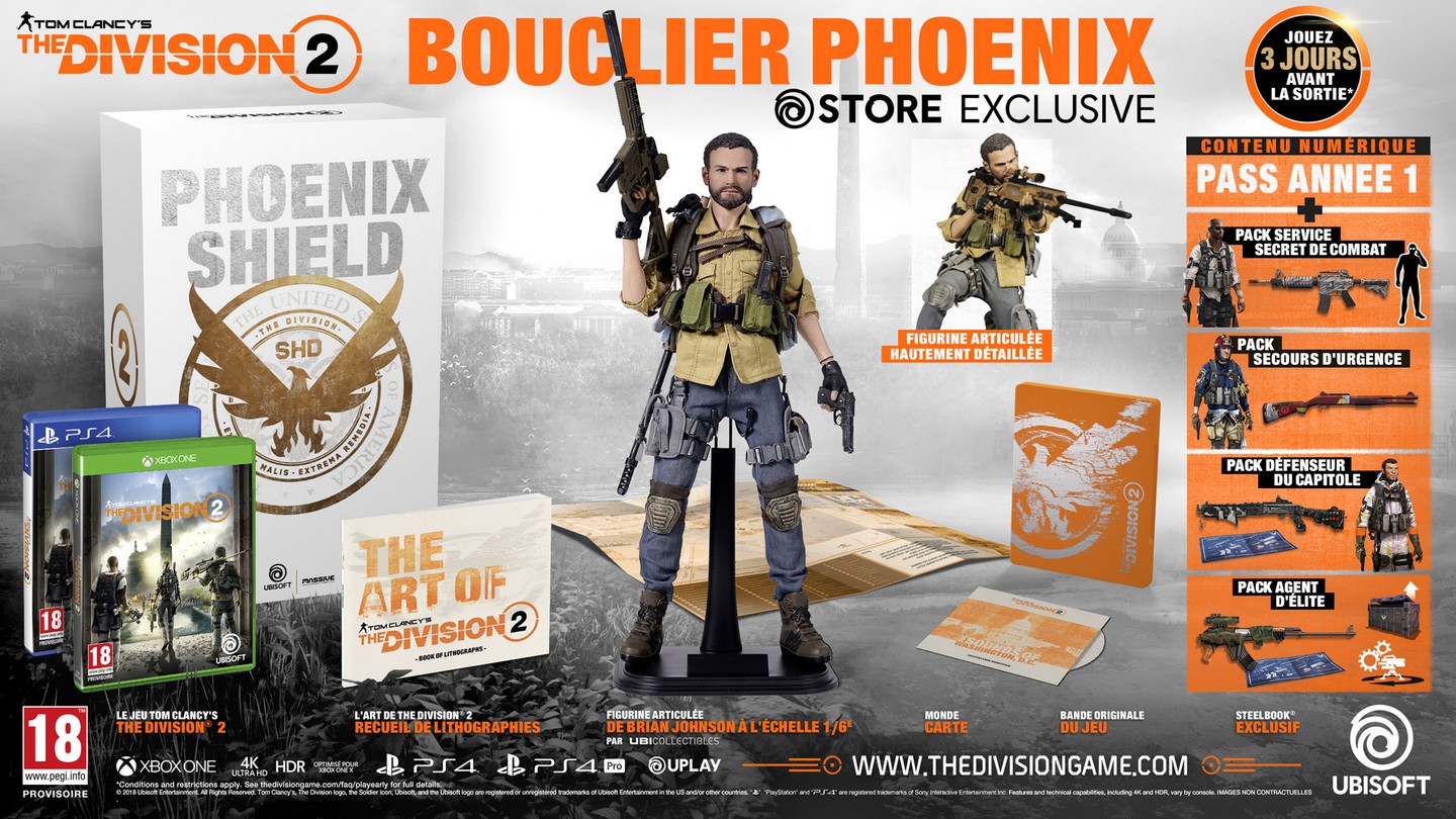The Division 2 Phoenix Shield Collector's Edition