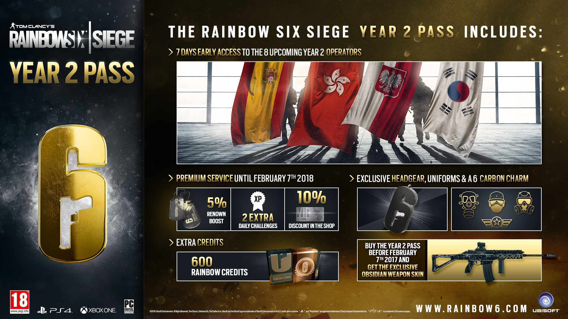 Bliv ved gift liv Get Prepared For Year 2 of Rainbow Six Siege